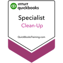 QBO Clean-up Specialist certification badge