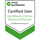 QuickBooks Online Certification: QBO Advanced Version certification badge