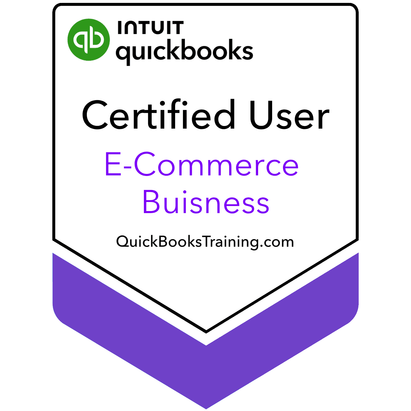 QBO E-Commerce Specialist certification badge