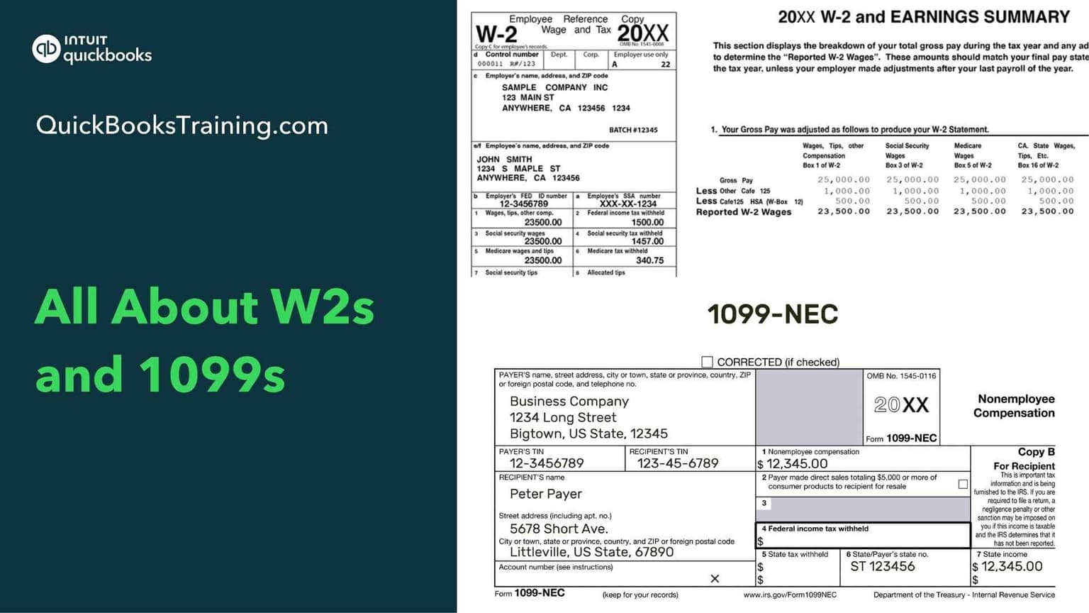 All About W2s & 1099s