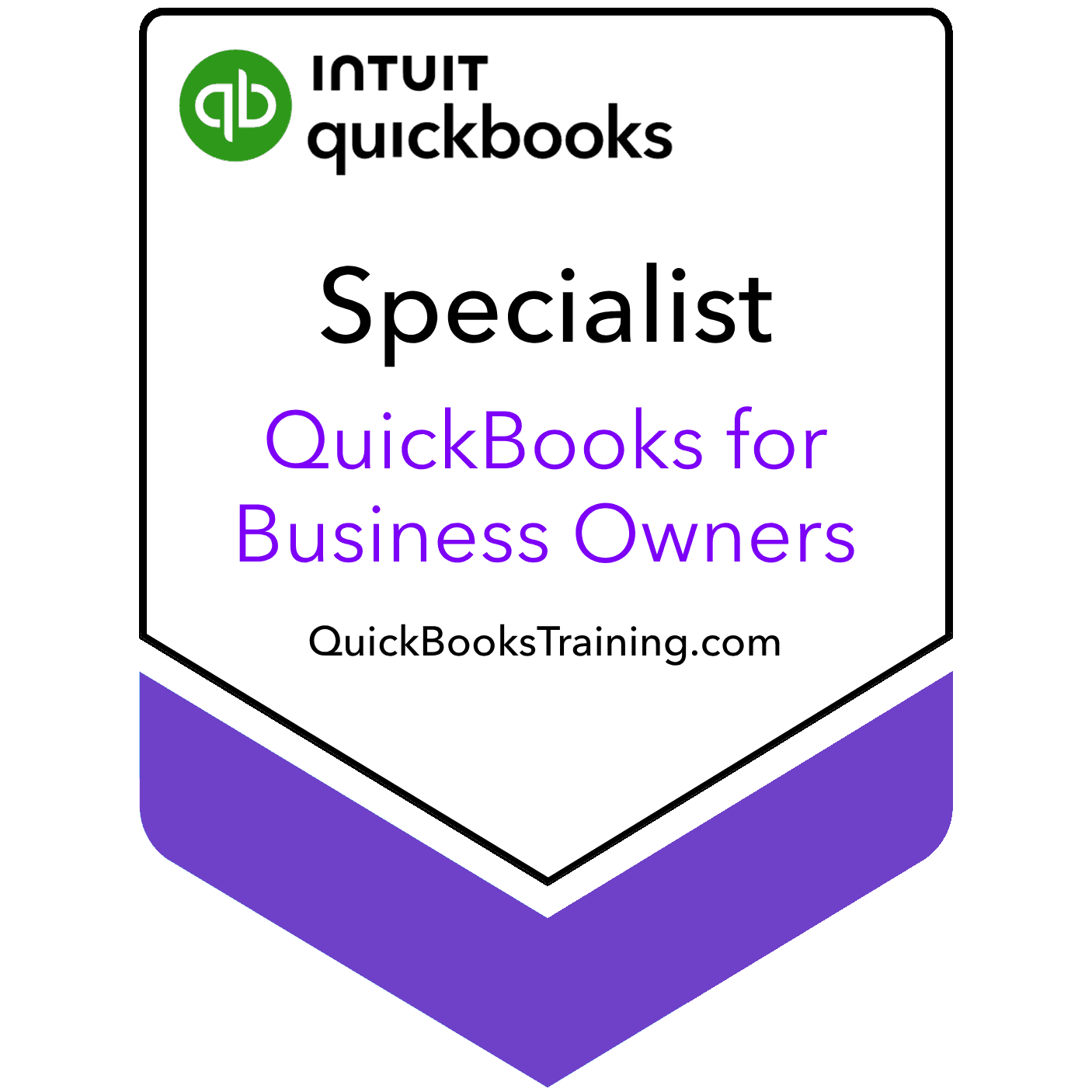 QuickBooks Business Owner Certification certification badge