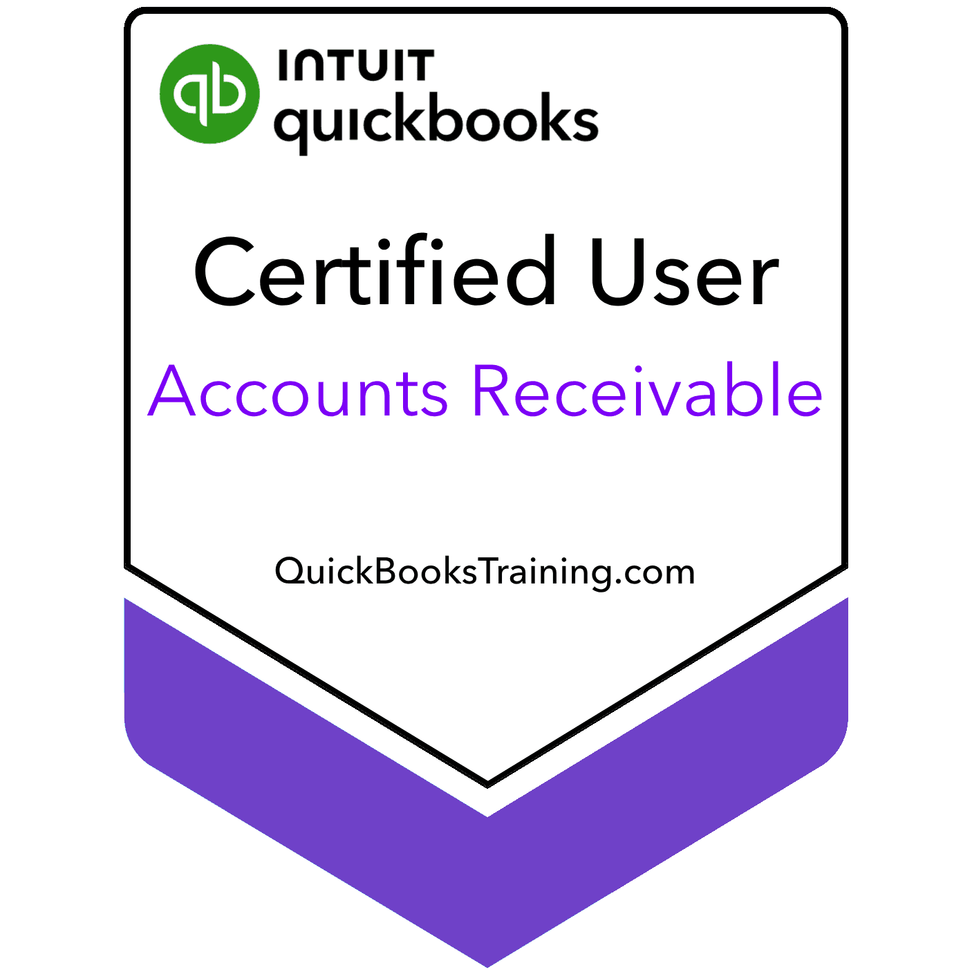 Accounts Receivable Specialist certification badge