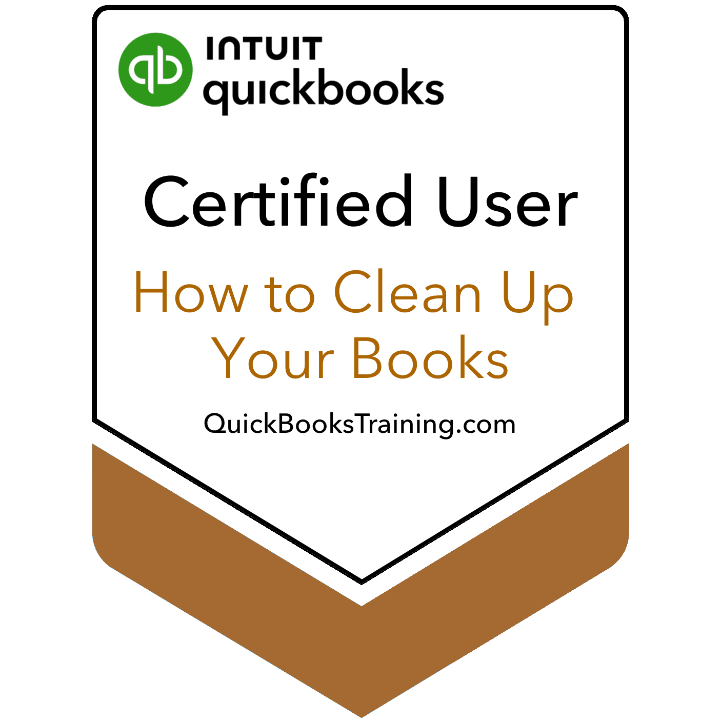 QBO Clean-up Specialist certification badge