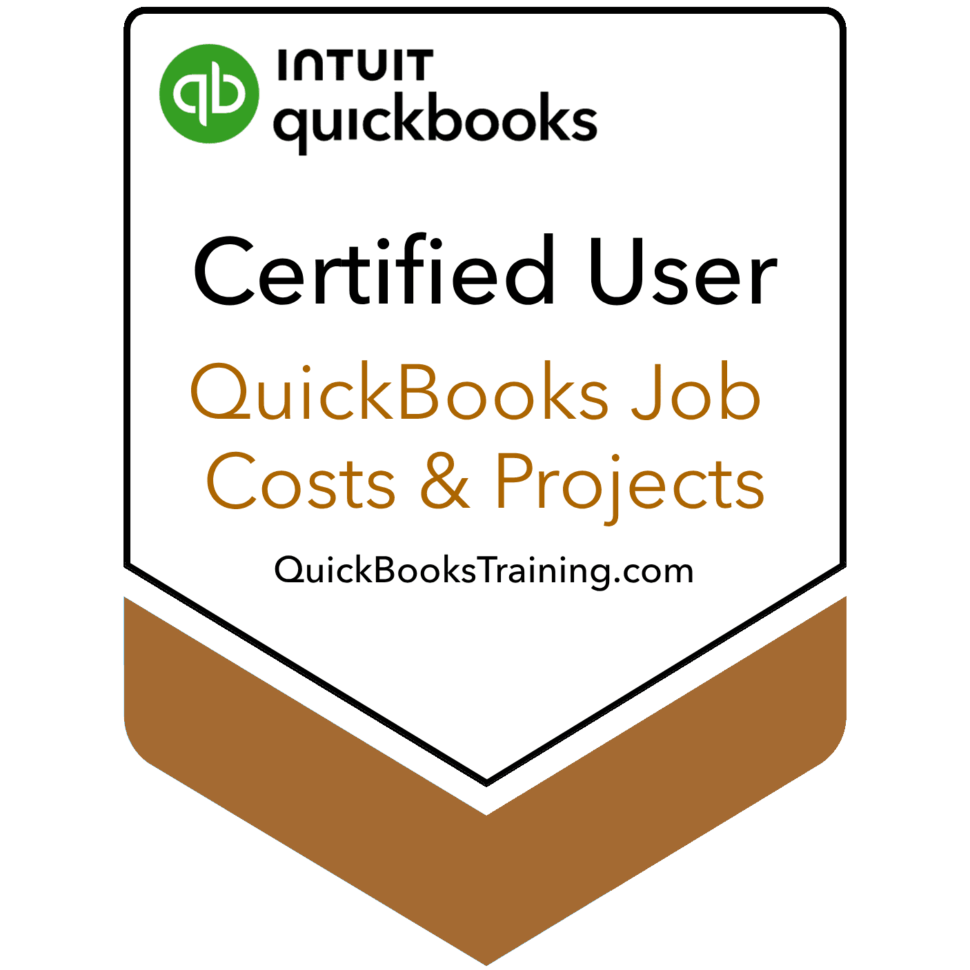 QBO Job Costs & Projects Specialist certification badge