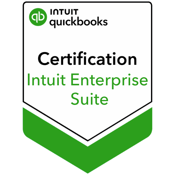 Intuit Enterprise Suite certification badge