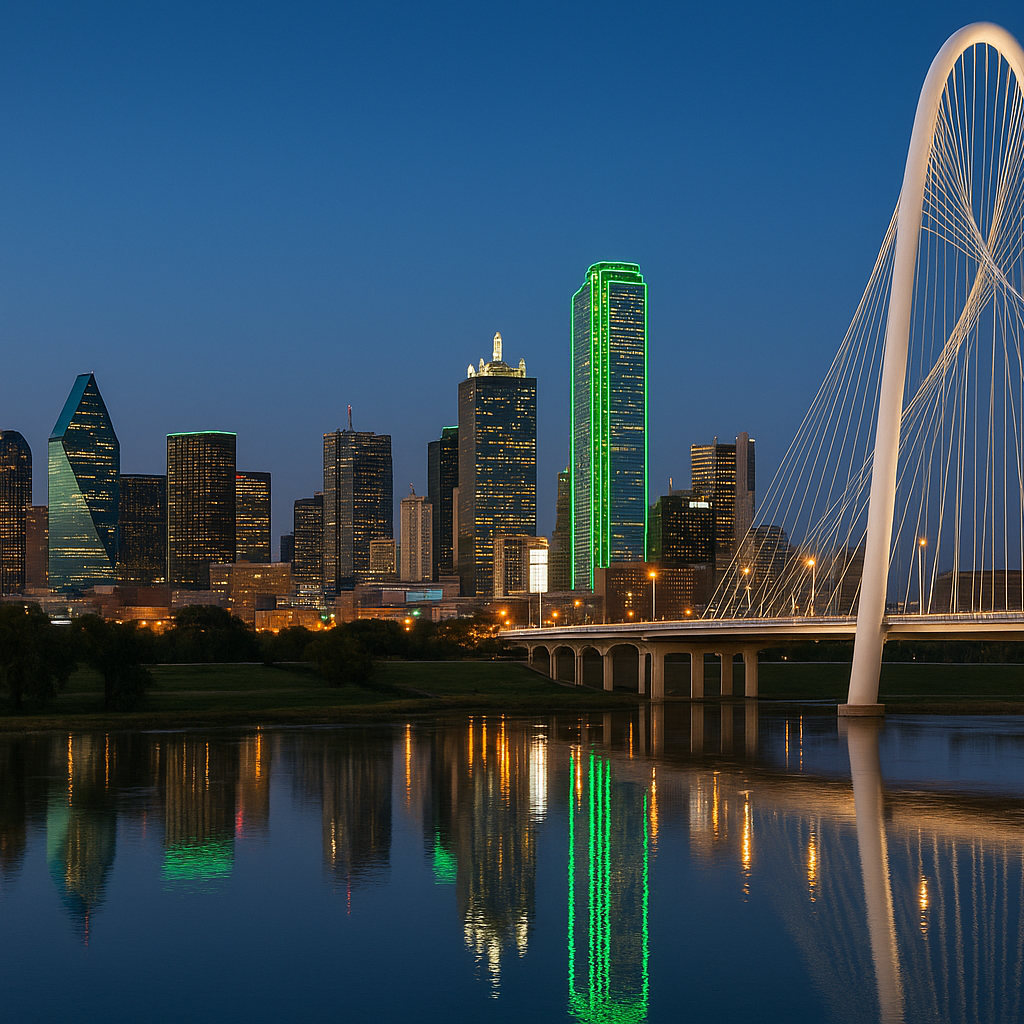 Dallas at night